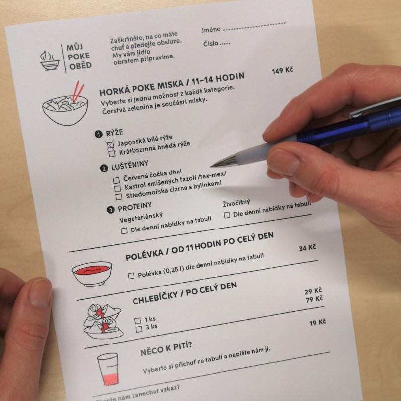 Objednete si MŮJ POKE OBĚD na místě na počkání